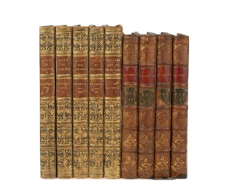 Hawksworth (John). 'The Adventurer'. A New Edition with portrait frontispiece. 4 vols. small 8vo. Strahan et al, London 1778.