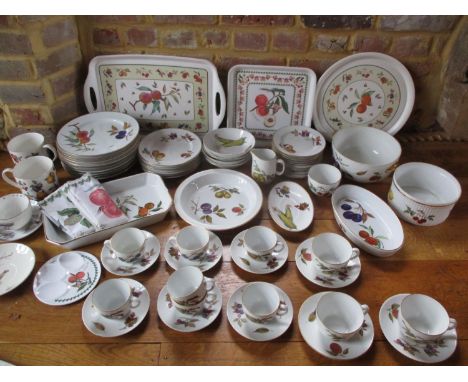 A quantity of Royal Worcester Evesham A/F and other ceramics 
