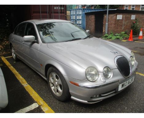 A Jaguar S Type 3 litre petrol, first registered July 2000, number plate W10 AJV, no MOT, non starter, sold as seenLocation: 