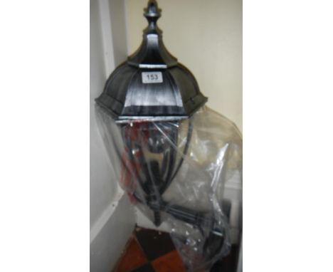 An outside lamp