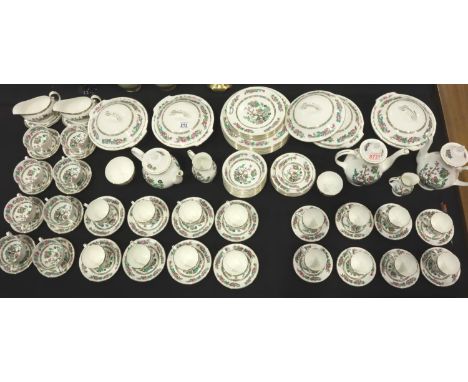 Substantial eight person dinner and tea service 1975 by Royal Grafton in the India Tree pattern (78 pieces). Not available fo