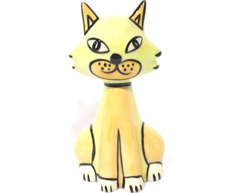 Lorna Bailey limited edition cat, Felix 2/5, H: 12 cm. No cracks, chips or visible restoration. P&amp;P Group 1 (£14+VAT for 