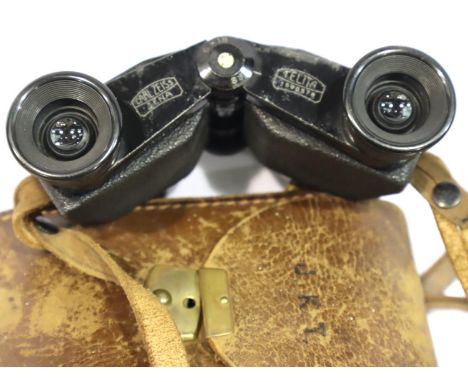 Pair of Carl Zeiss field binoculars with case, 6 x 18 serial no. 1590578. P&amp;P Group 1 (£14+VAT for the first lot and £1+V