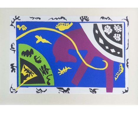 HENRI MATISSE 'Le cheval l'écuyere et le clown', jazz lithograph printed by Idem Mourlot, 2004, edition size 1500, 40cm x 60c