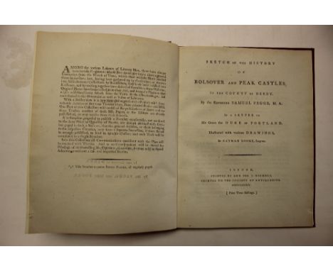 'A Sketch of the History of Bolsover and Peak Castles in the County of Derby', by Mr Pegge and Major Rooke 1785 