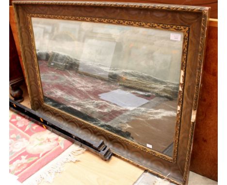 A gilt framed S. Alquist seascape print