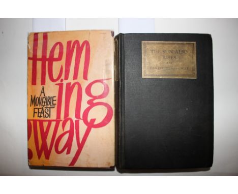 Hemingway, Ernest, 'The Sun Also Rises' 1929, plus 'A Moveable Feast' 1964, first edition (2) 