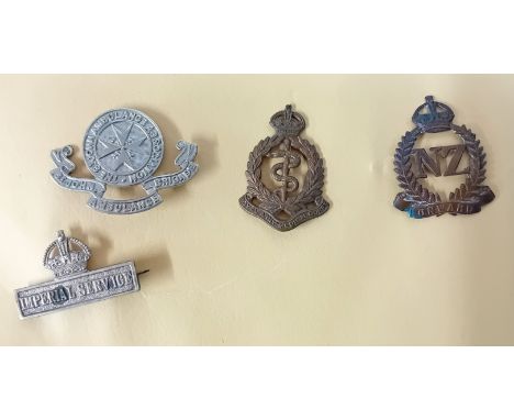A collection of 19th/20th century cap badges, to include a 21st Empress of India's Lancers, 2nd King Edward's Horse with Shou