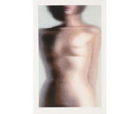                     KISSMER,             Willi(1951 - 2018)    FrauenaktFarblithografie. Bleistiftsignatur. 54 x 33,5 cm. Bla