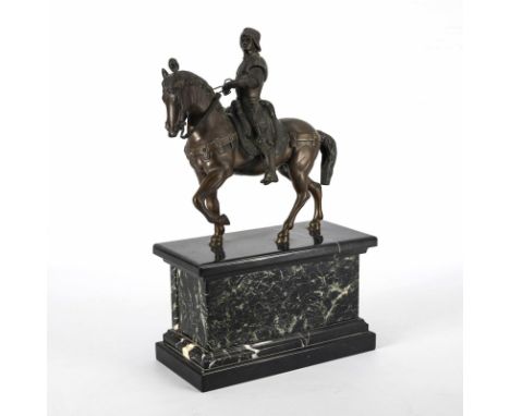                     VERROCCHIO,              Andrea dell (nach) (1435 Florenz - 1488 Venedig)    Reiterdenkmal von Bartolomeo
