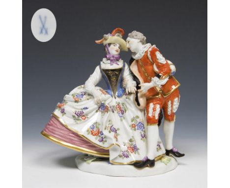 Liebespaar im spanischen Kostüm. Meissen. 1988. Modell-Nr. 73015 (alte Form-Nr. 230). Modell von.                     KAENDLE