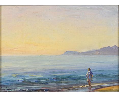                     RICARD-CORDINGLEY,             Georges(1873 Lyon - 1939)    Cannes - EsterelÖl/Leinwand/Holz. Links unten