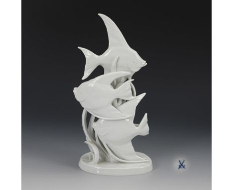 Skalargruppe. Meissen. Schwertermarke mit Schleifstrich unter der Marke, Jahreszeichen 2017. Modell-Nr.: 78740. Entwurf: 1924