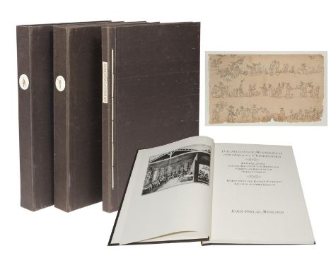 Fachliteratur: Das Meissener Musterbuch für Höroldt-Chinoiserien.             51 x 36 cm. 16 Kg.             Schulz-Codex: üb