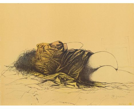                     BRUNI,             Bruno    "Abbandonata"Bleistiftsignatur. 1979. Edition Volker Huber, Offenbach am Main