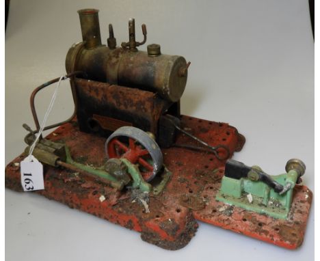 MAMOD STATIONERY MODEL STEAM ENGINE & 1 TOOL 