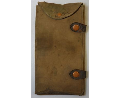 MILITARY MAP CASE F.B BAYLY ARMY CYCLIST 
