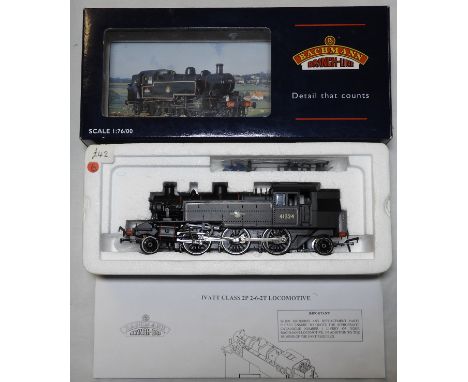 BACHMANN OO 31-450D IVATT TANK LOCO 41324 PUSH PULL BR LINED BLACK E/EMBLEM 