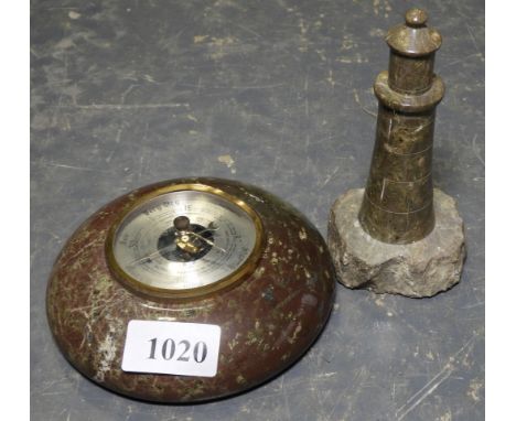 SERPENTINE LIGHTHOUSE & BAROMETER 