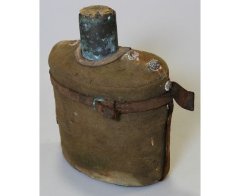 ARMY COPPER WATER BOTTLE SERGE COVER 