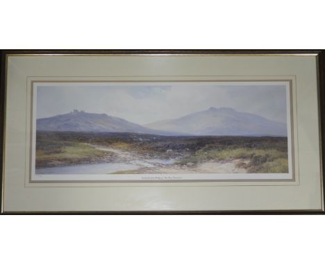 FREDERICK JOHN WIDGERY - LTD ED PRINT YES TOR DARTMOOR 