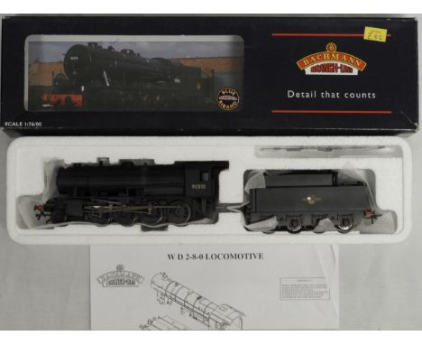 BACHMANN OO 32-252A WD AUSTERITY 90201 BR BLACK L/CREST (WR) WEATHERED LOCO & TENDER 