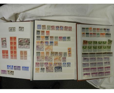 STAMPS - 3 STOCKBOOKS COMMONWEALTH M/U 