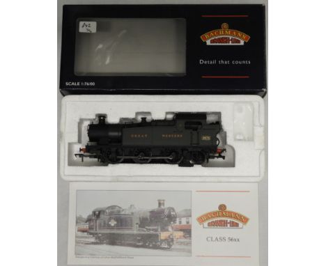BACHMANN OO 32-076 56XX TANK LOCO 6676 GREAT WESTERN GREEN 