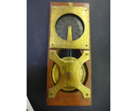 A 19th century Ross type mahogany, lacquered brass and tinplate 'Wheel of Life' Zoopraxiscope Magic Lantern slide, crank oper