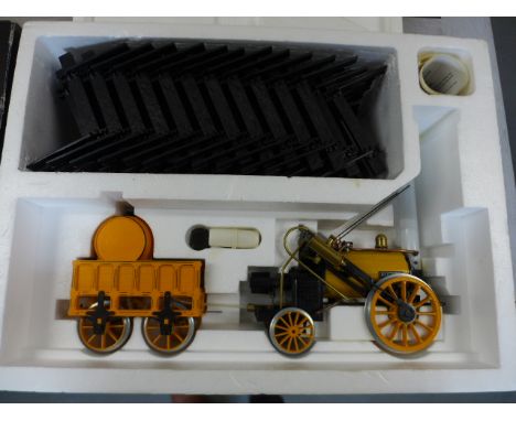 Stephensons Rocket Real Steam Train set - in original box with 25 ft of track, 3 1/2" gauge model by Hornby RailwaysCondition