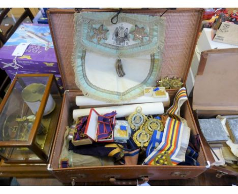 A large quantity of paraphernalia relating to Guernsey Oddfellows to include Queen Victoria jubilee medals x 2 ( Island of Gu