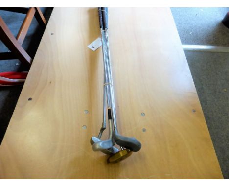 Four vintage putters, various makers, owned by former Ryder cup player (1975) Norman Wood right handed  consisting of, The Ne