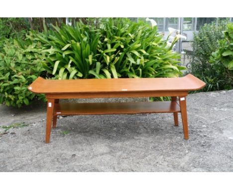 A vintage retro coffee table.* Please Note: A further 500 lots from this sale (which are not available for live bidding) can 