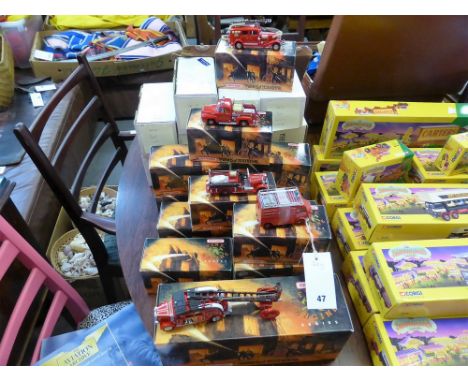 A complete set of boxed Matchbox, Models of Yesteryear, Fire engine series (24) consisting of: YFE- Series 1, 1994  01. 1920 