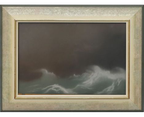 Bachmann, Alfred ("Alf") August Felix (1863 Dirschau - Ambach am Starnberger See 1956) "Wind und Wellen", so verso betitelt, 