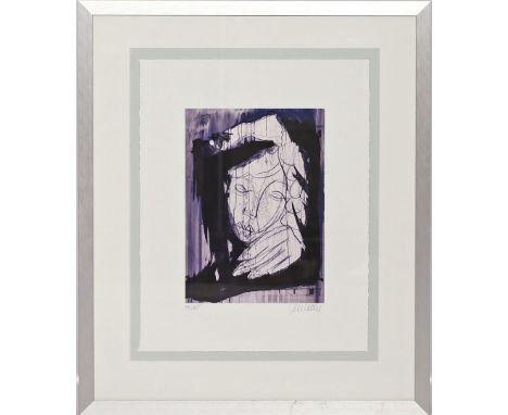 Mueller-Stahl, Armin (geb. 1930 in Tilsi) "Es gibt Tage". Farblithographie bzw. Giclée auf Bütten, re. u. mit Bleistift sign.
