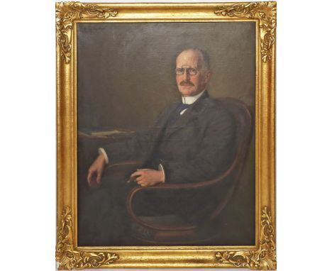 Kaulbach, Anton (1864 Hannover 1930) Paar Portraits: "Herr und Frau Gleitsmann", Eigentümer der Firma E.T. Gleitsmann in Dres
