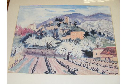 Two Framed Yves Brayer Prints