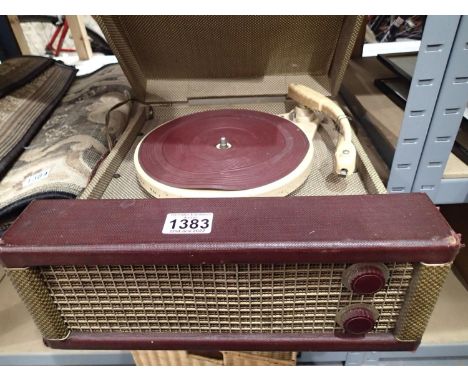 Pilot music Master mono record player. Not available for in-house P&amp;P, contact Paul O'Hea at Mailboxes on 01925 659133 
