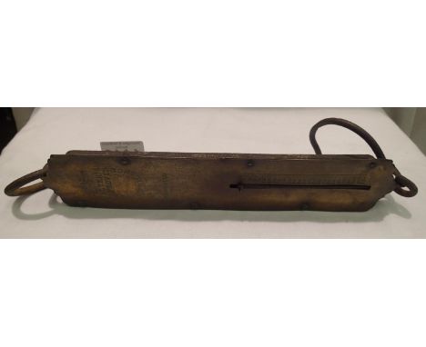 Antique Salter Improved no 2 spring balance scales. P&amp;P Group 2 (£18+VAT for the first lot and £3+VAT for subsequent lots