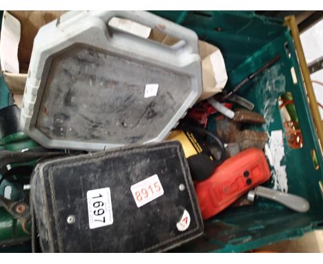 Quantity of mixed tools including drills, oil dropper etc. Not available for in-house P&amp;P, contact Paul O'Hea at Mailboxe