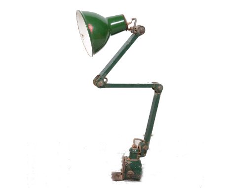 Industrial adjustable wall fixing light.