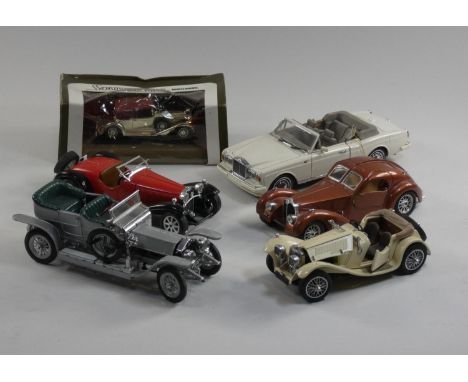 1930 Packard Victorias die-cast models car from makers Souveniers by Matchbox (boxed), together with three Franklin Mint and 