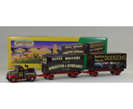 A boxed Corgi Classics limited edition- The Showmans Range, Scammel Highwayman generator with closed pole trailer and dodgem 