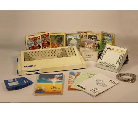 MGT Sam Coupe computer 256K with power supply and manual, bayonett lead, lerm&nbsp; tape version two with manual and two tape