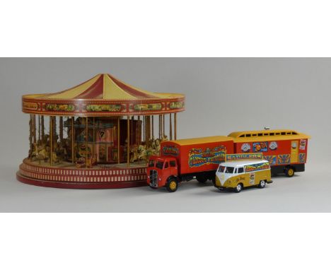 A boxed limited edition Corgi Fairground Attractions 2002 carousel (1575 of 2000), together with a boxed with certificate Cor
