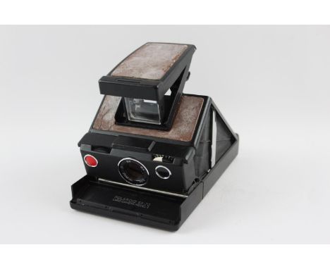 Vintage Polaroid SX-70 Land Camera Brown &amp; Black Model - Vintage Condition  Sold as UNTESTED 