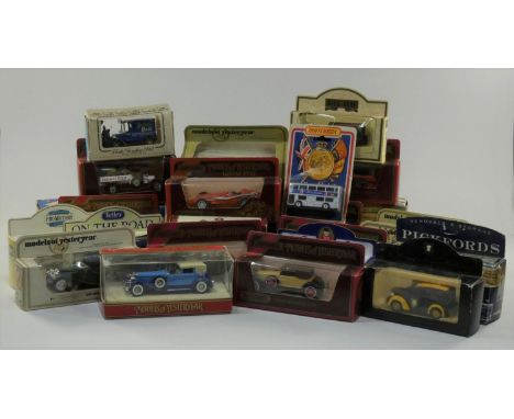 A collection of modern die-cast car models to include- Days gone, Matchbox, LLEDO and Corgi. 