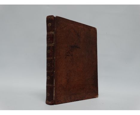 Raspe R E, New Process of Amalgamation of Gold and Silver Ores - bound in leather with gilt tooling 
