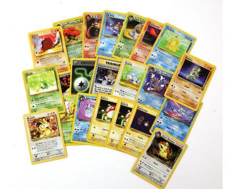 Pokemon TCG Team Rocket (Unlimited) Bundle. This lot contains 22 cards from the Team Rocket Expansion (2000). Lot contains a 